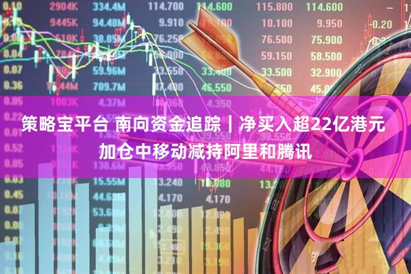 策略宝平台 南向资金追踪｜净买入超22亿港元 加仓中移动减持阿里和腾讯
